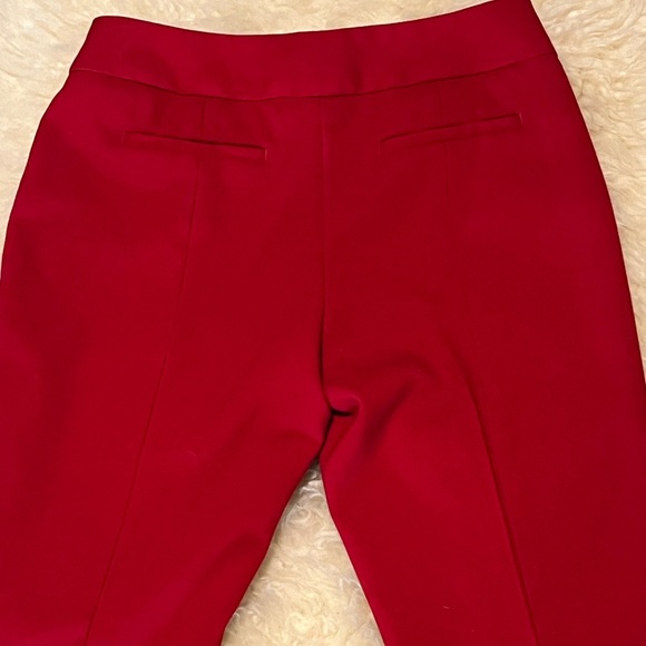 Talbots Signature Red Ankle High Rise Pants - Picture 6 of 8